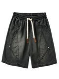 Summer Lyocell Denim Shorts Men Lightweight Baggy Jeans Shorts Big Size 8XL 7XL 6XL Wide Leg Straight Denim Short Pants