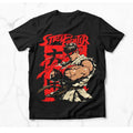Street Fighter Ryu Retro Gaming T-Shirt - Iconic Martial Artist Art, Merch for Fighting Game Enthusiasts & 90s Nostalgia Fans