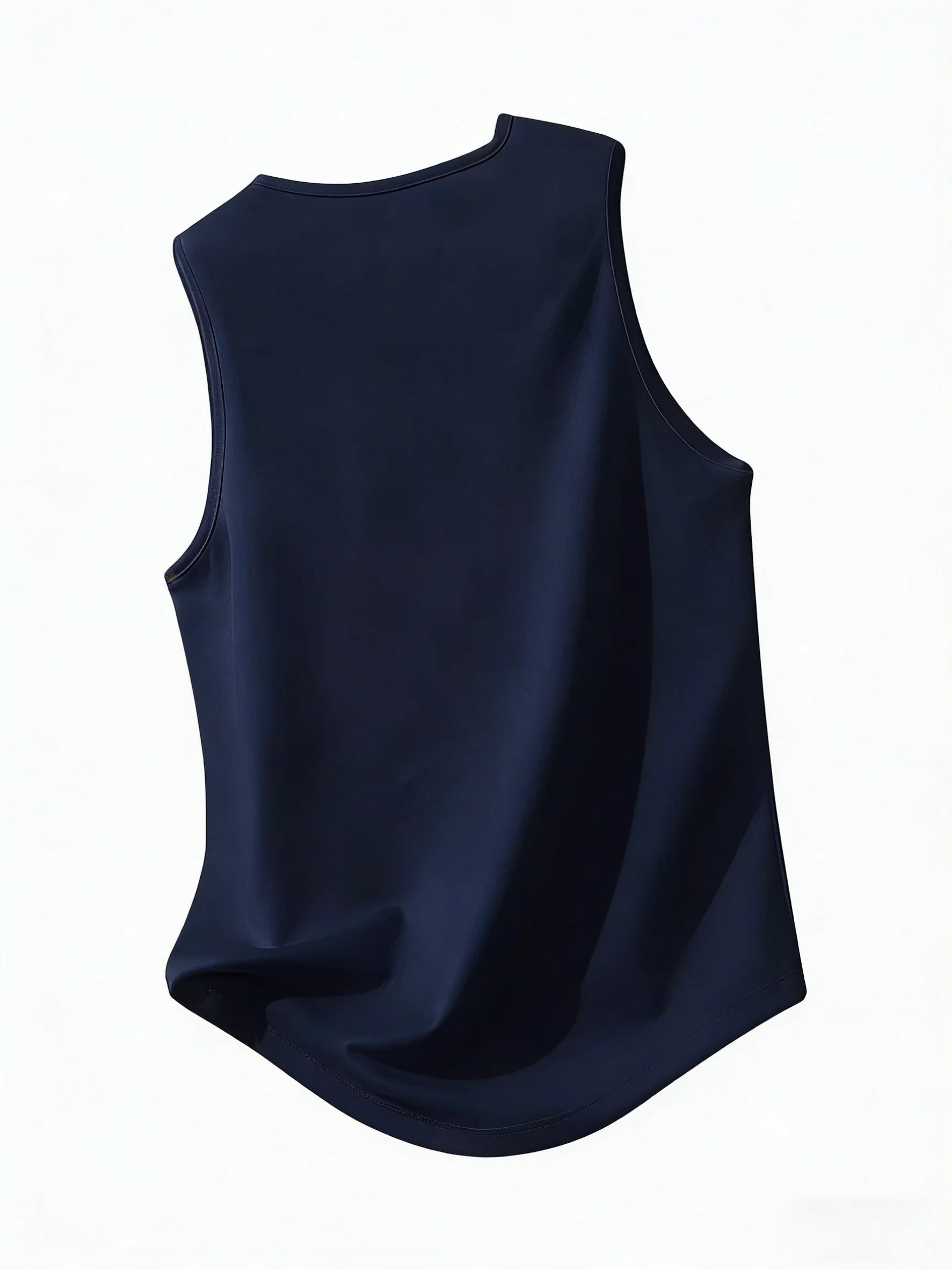 Men's summer t-shirt, suitable for basketball games. It features a fashionable design and printed sleeveless T-shirt.